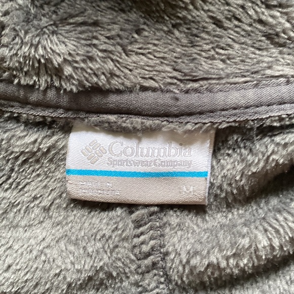 Columbia Fuzzy Grey Quarter Zip Hoodie - Picture 4 of 4